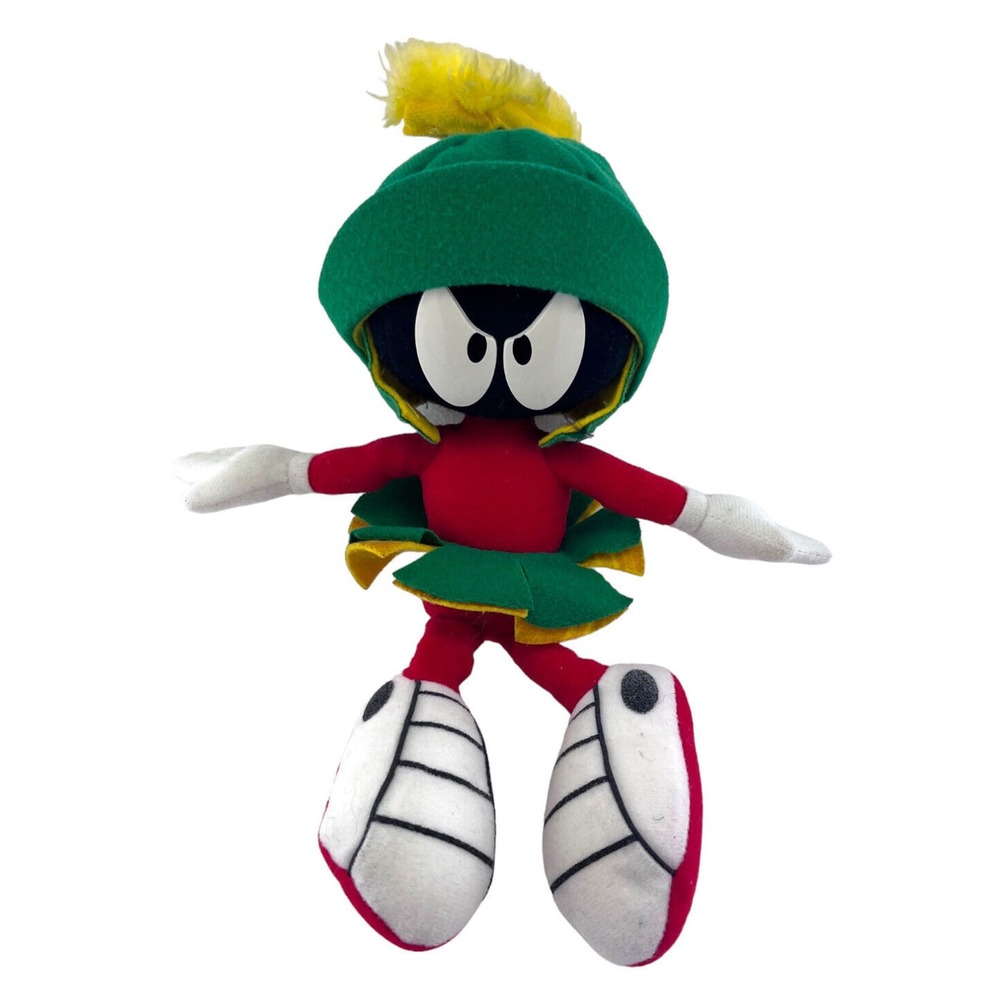 VINTAGE APPLAUSE LOONEY TUNES MARVIN THE MARTIAN BENDABLE PLUSH TOY 12" Tall EUC